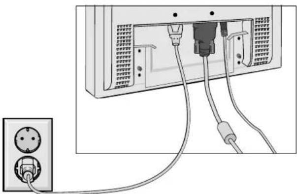 NEC MultiSync LCD1550VMBK - Usuń podstawę montażową monitora - 2
