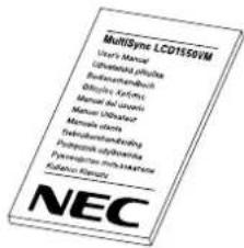 NEC MultiSync LCD1550VMBK - İçindekiler - 2