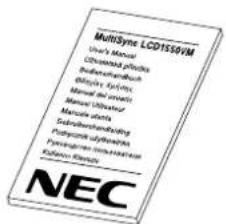 NEC MultiSync LCD1550VMBK - Zawartość opakowania - 2