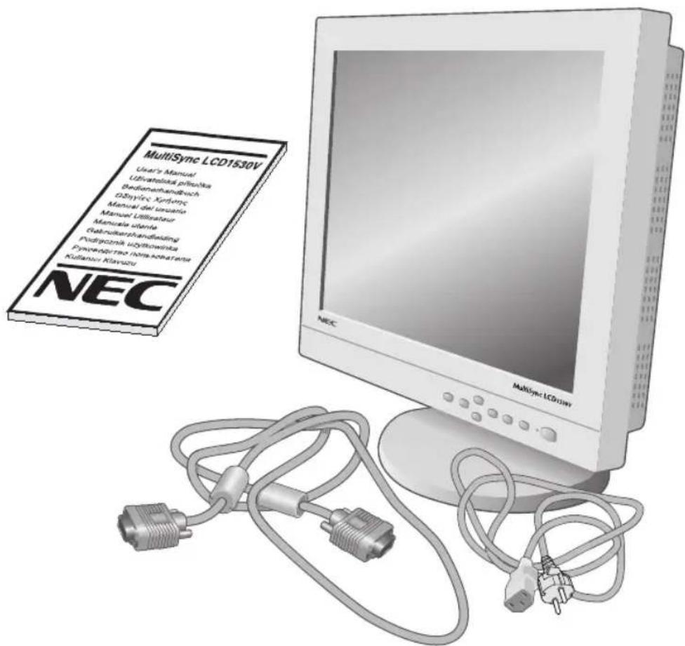 NEC MultiSync LCD1530V - Contents - 1
