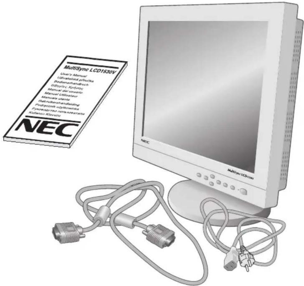 NEC MultiSync LCD1530V - Inhoud - 1