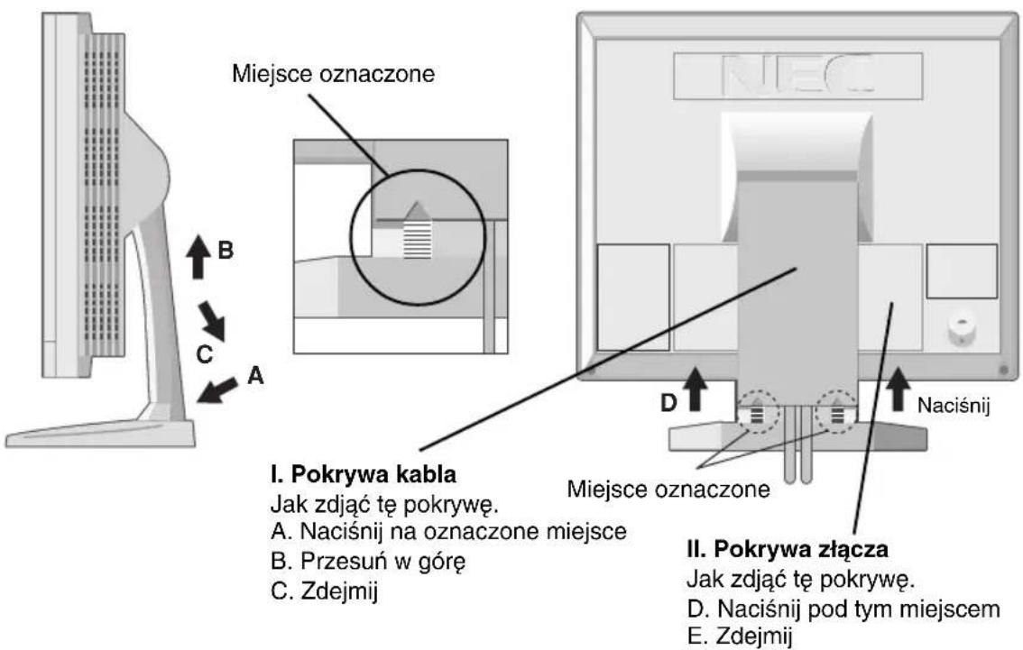 NEC MultiSync LCD1530V - Podłączenie monitora - 4