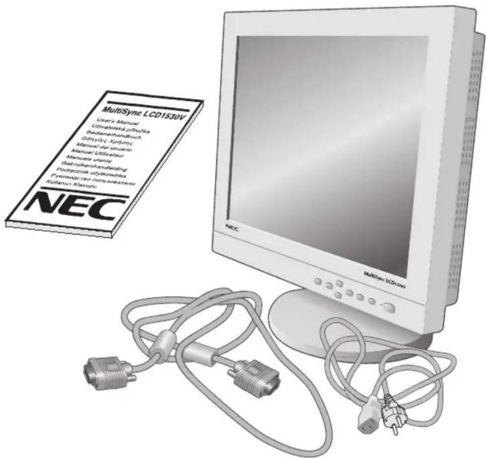NEC MultiSync LCD1530V - Prohlášení - 3