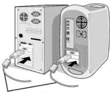NEC MultiSync LCD1970NXp - Podłaczenia monitora - 1