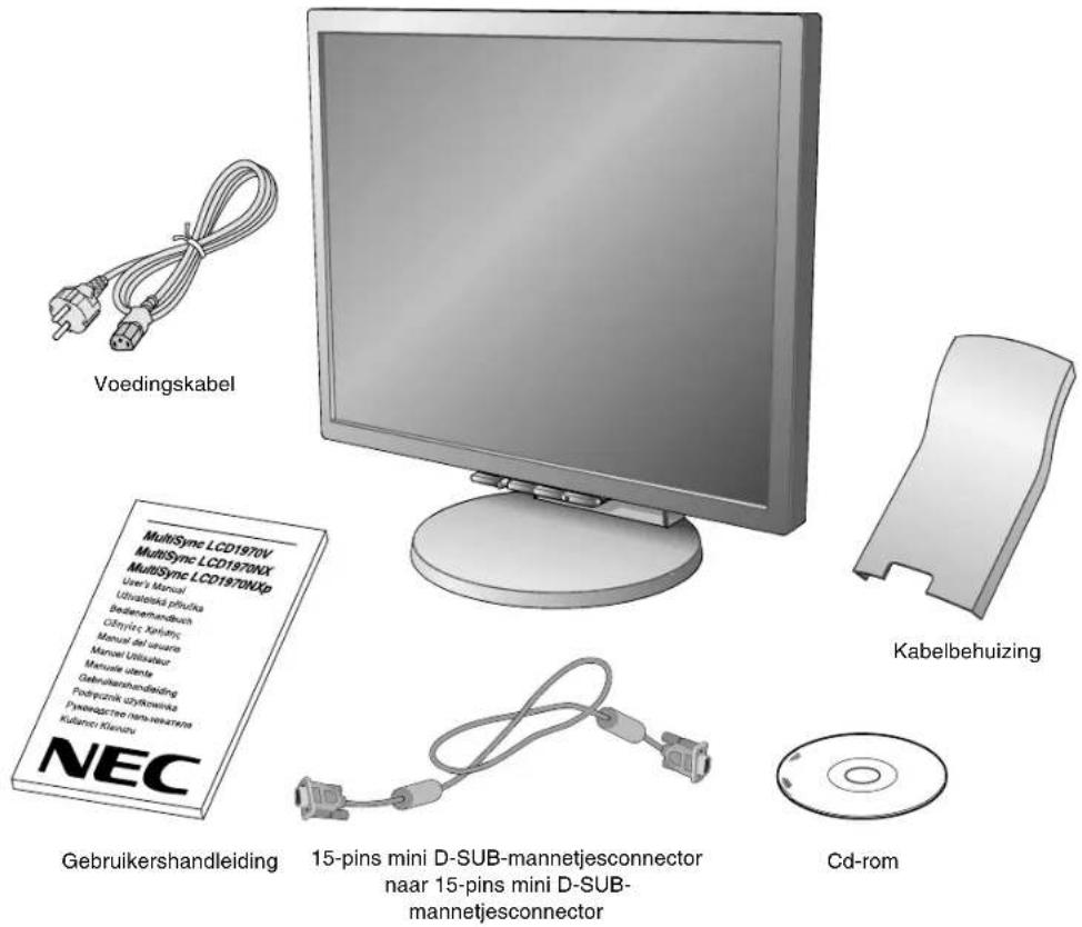 NEC MultiSync LCD1970NXp - Inhoud - 1