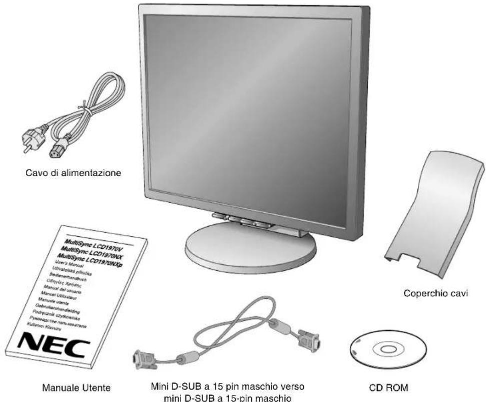 NEC MultiSync LCD1970NXp - Indice - 1