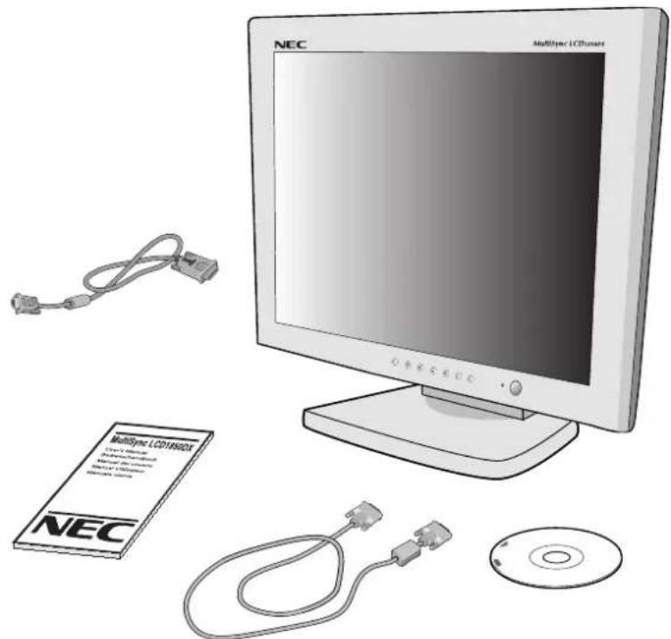 NEC MultiSync LCD1850DX - Contents - 1