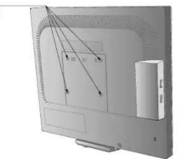 NEC MultiSync LCD1770GX - Installation auf einem Tragarm - 2