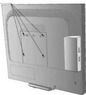 NEC MultiSync LCD1770GX - Montaż elastycznego wysięgnika - 2