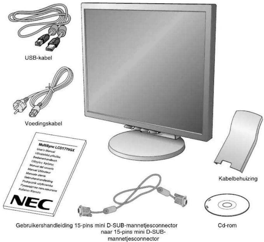 NEC MultiSync LCD1770GX - Inhoud - 1