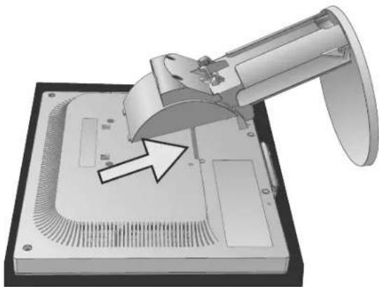 NEC MultiSync LCD1770GX - Rimozione del supporto monitor per il montaggio - 2
