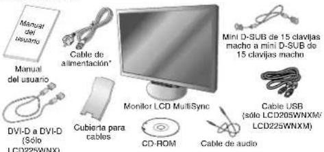 NEC MultiSync LCD225WNX - Contenido - 1