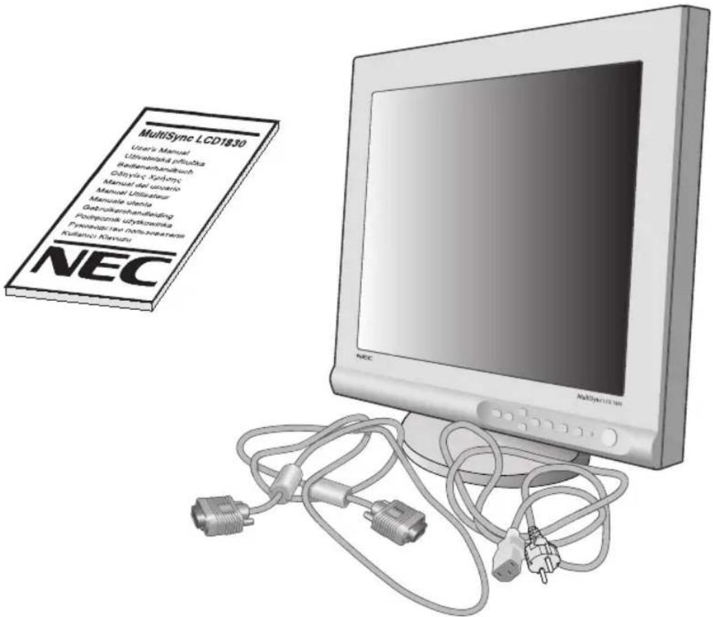NEC MultiSync LCD1830 - 4