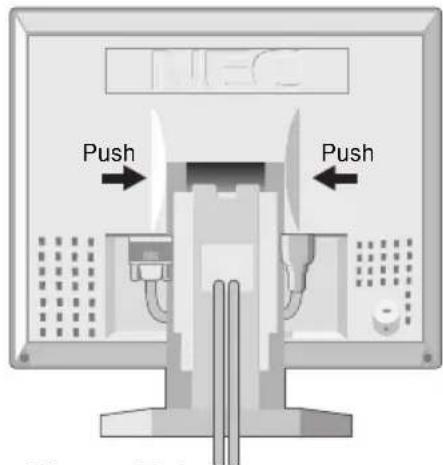 NEC MultiSync LCD1830 - Remove Monitor Stand for Mounting - 3