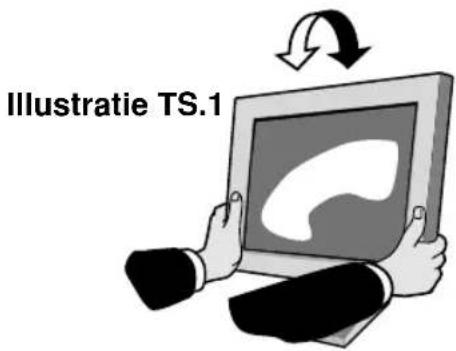 NEC MultiSync LCD1830 - Monitorvoet verwijderen voor permanente montage - 1