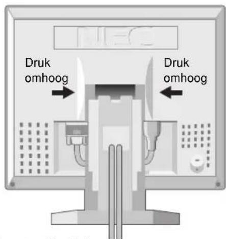 NEC MultiSync LCD1830BK - Connectorenklep - 1