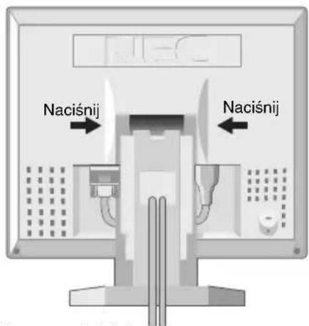NEC MultiSync LCD1830BK - Pokrywa złącza - 1
