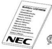 NEC MultiSync LCD1560VM - Inhoud - 1