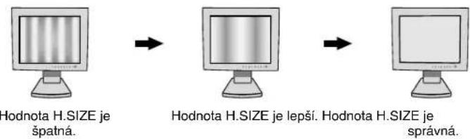 NEC MultiSync LCD1560VM - H.SIZE (Vodorovný rozměr) - 1