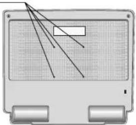 NEC MultiSync LCD1560VM - Отсоединение подставки монитора перед установкой - 4