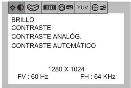 NEC MultiSync LCD1700V - Pantallas de OSD - 1