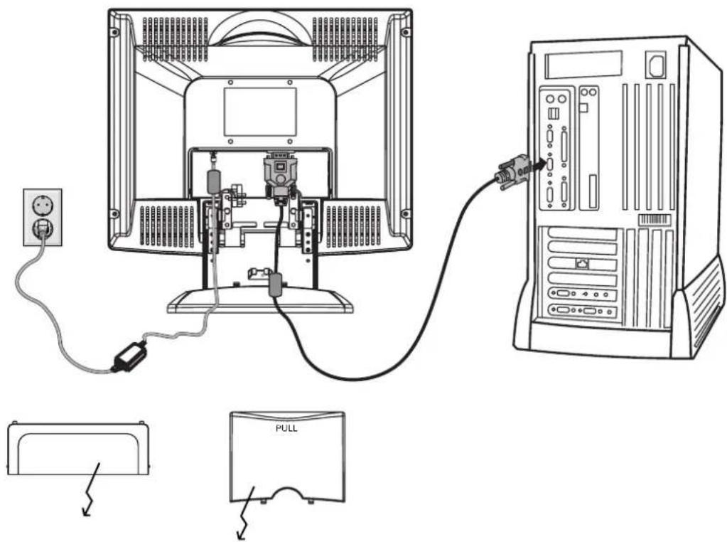 NEC MultiSync LCD1700V - Kroky - 1