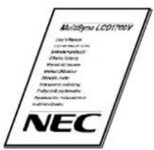 NEC MultiSync LCD1700V - Εργονομία - 1