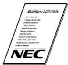 NEC MultiSync LCD1700V - Troubleshooting - 3
