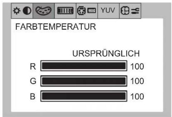 NEC MultiSync LCD1700V - Bildschirmmenüs - 2