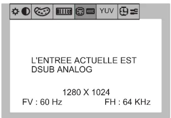 NEC MultiSync LCD1700V - Fonctionnement OSD standard - 4