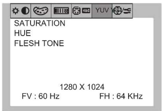 NEC MultiSync LCD1700V - Οθόνες OSD - 5