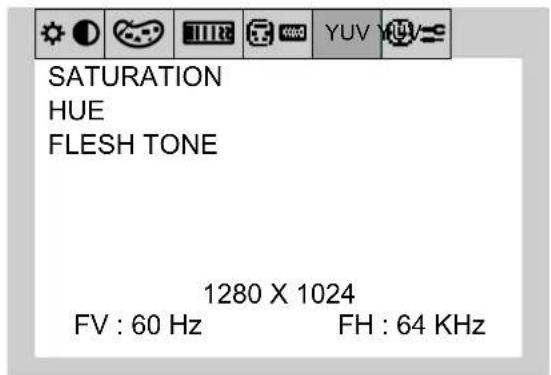 NEC MultiSync LCD1700V - OSD Ekranlari - 5