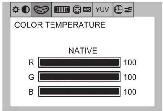 NEC MultiSync LCD1700V - OSD-menu's - 2