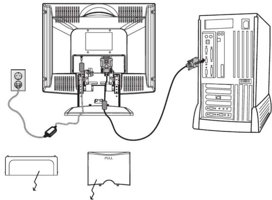 NEC MultiSync LCD1700V - Stappen - 1