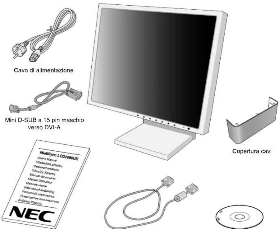 NEC MultiSync LCD2080UXBK - Indice - 1