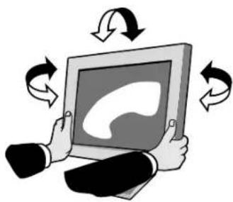 NEC LCD1701 - Remove Monitor Stand for Mounting - 1