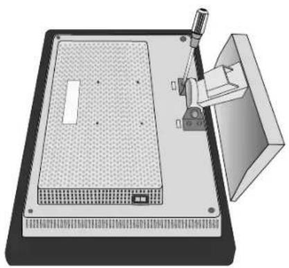 NEC LCD1701 - Rimozione del supporto monitor per montaggio - 2