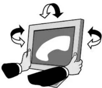 NEC LCD1701 - Cómo retirar el soporte del monitor para el montaje - 1