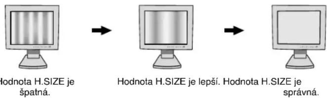 NEC LCD1701 - H.SIZE (Vodorovný rozměr) - 1