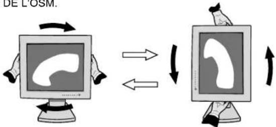 NEC MultiSync LCD1980SX - Élévation et abaissement de l'écran du moniteur - 2