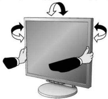 NEC MultiSync LCD1970GX - Κλίση και Περιστροφή - 1