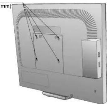 NEC MultiSync LCD1970GX - Installation auf einem Tragarm - 2