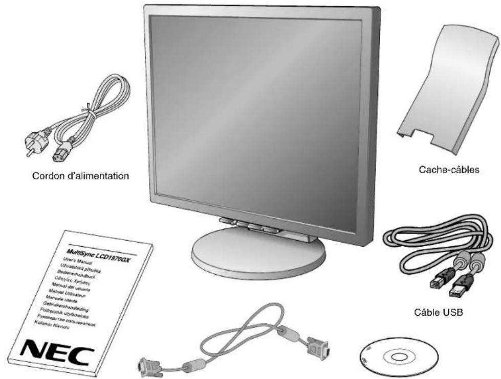 NEC MultiSync LCD1970GX - Contenu - 1