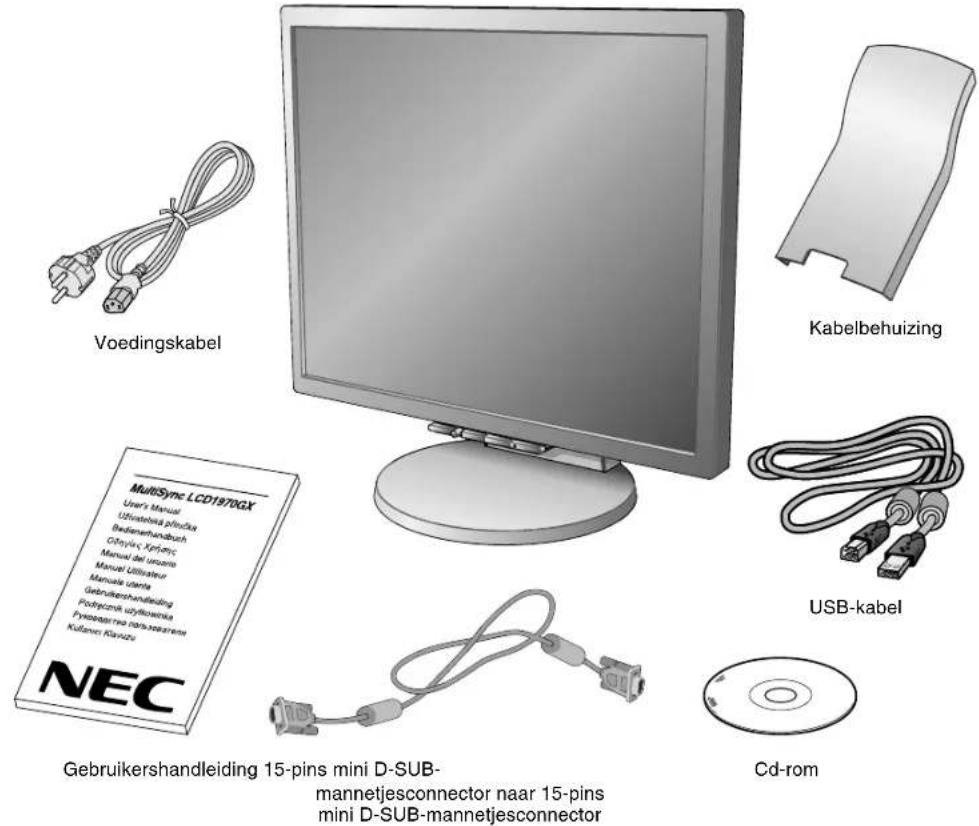 NEC MultiSync LCD1970GX - Inhoud - 1