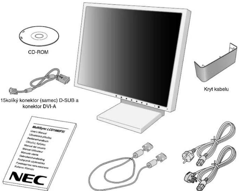 NEC MultiSync LCD1980FXi - Obsah - 1