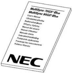 NEC MultiSync 90GX² Pro - UPOZORNĚNÍ - 8