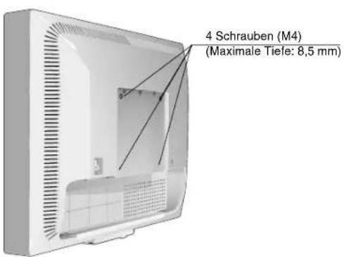 NEC MultiSync 90GX² Pro - Installation auf einem Tragarm - 2