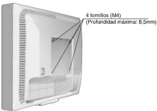 NEC MultiSync 90GX² Pro - Cómo instalar el brazo flexible - 2