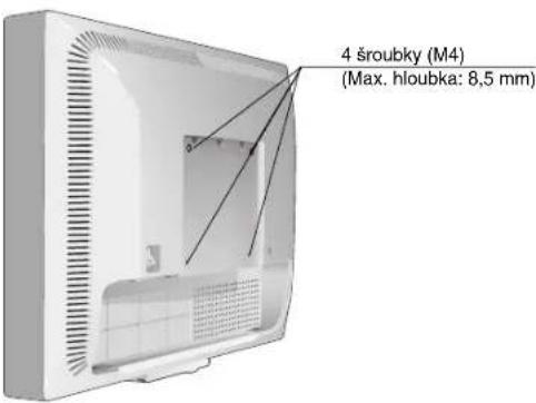 NEC MultiSync 90GX² Pro - Odebrání podstavce při přemístění monitoru - 6