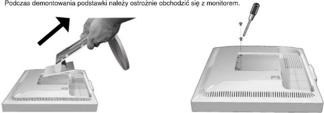 NEC MultiSync 90GX² Pro - Demontaż podstawy monitora - 3